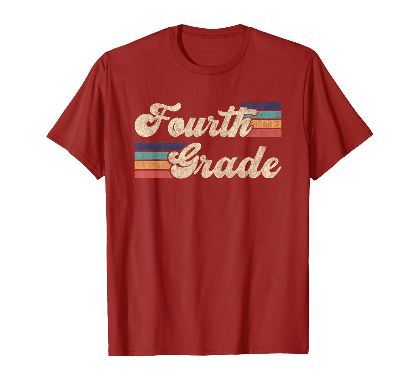 Retro Fourth Grade Shirt First Day Of School Teacher T-Shirt