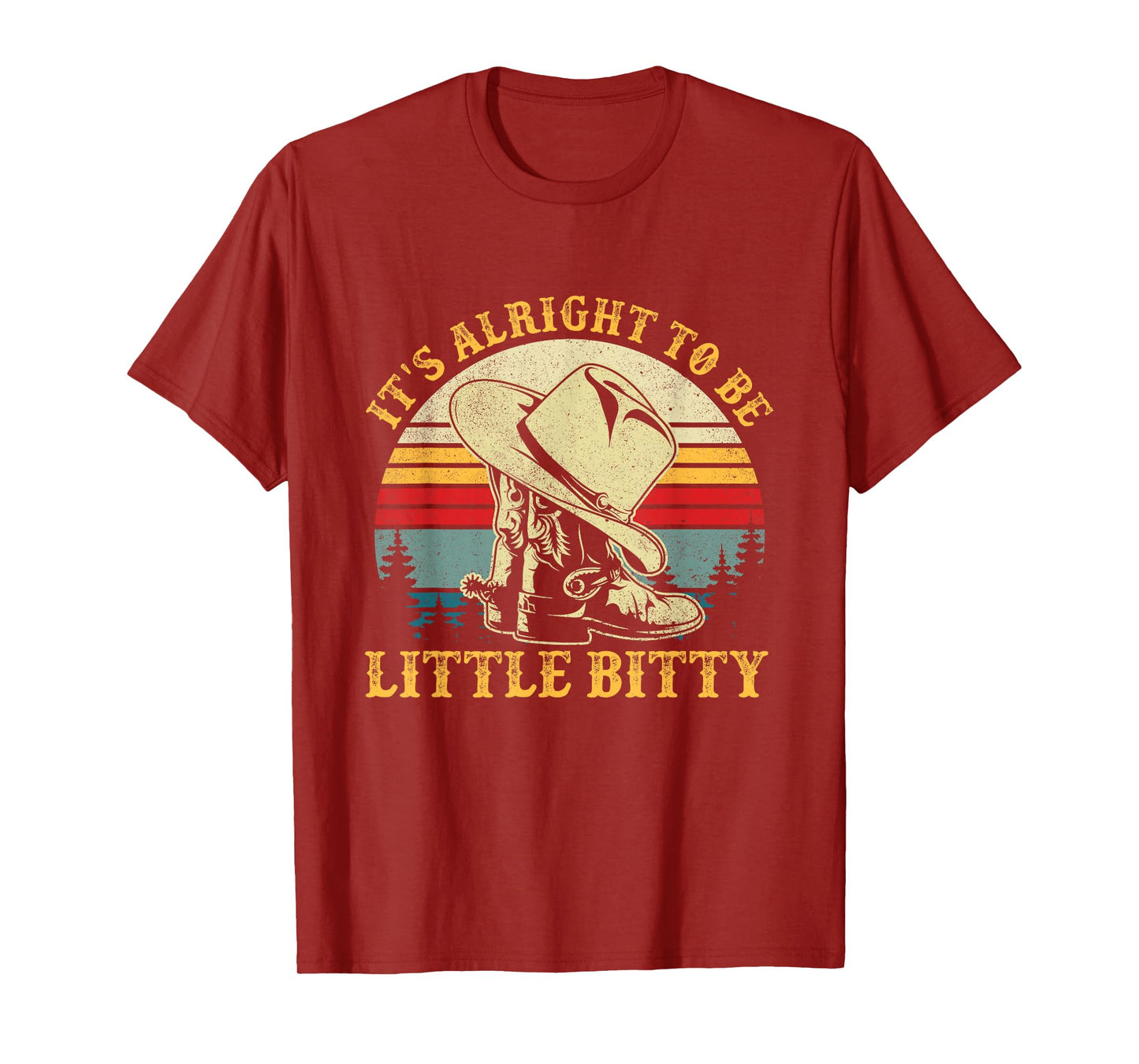 It’s Alright To Be Little Bitty Country Music Toddler T-Shirt