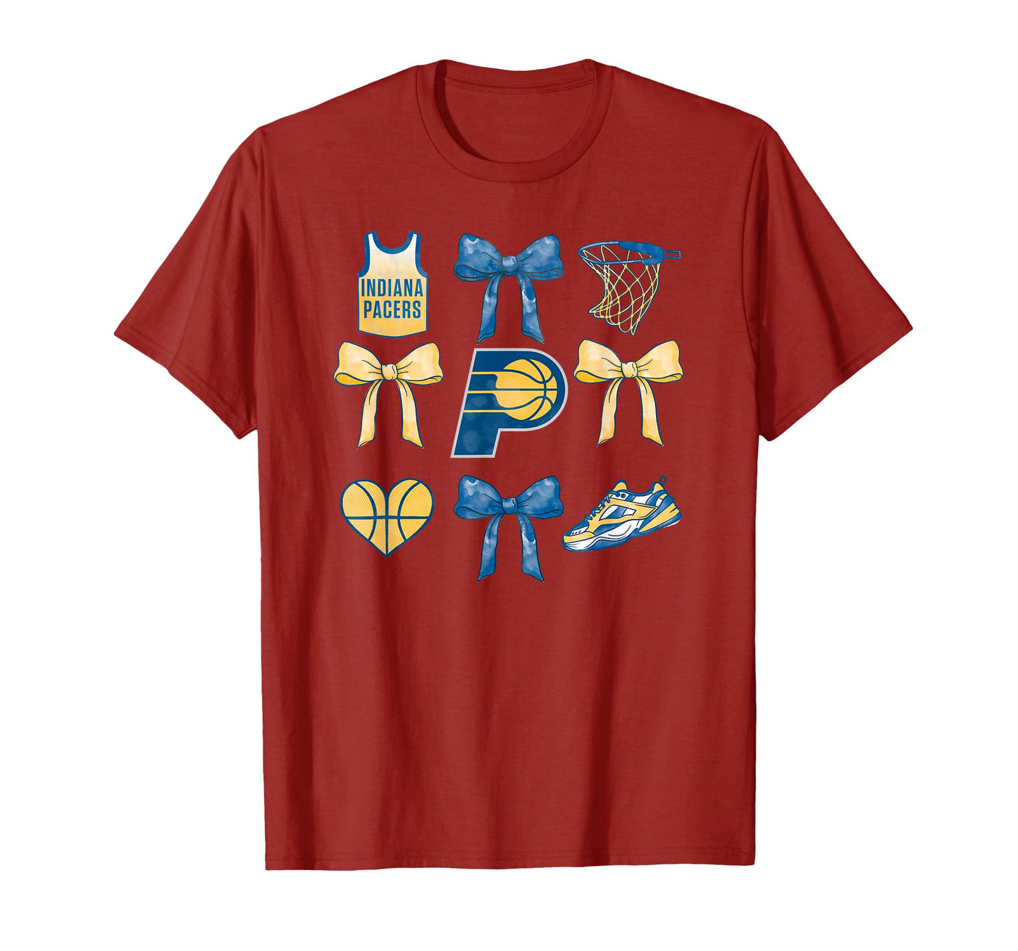 NBA Indiana Pacers Bow Grid T-Shirt