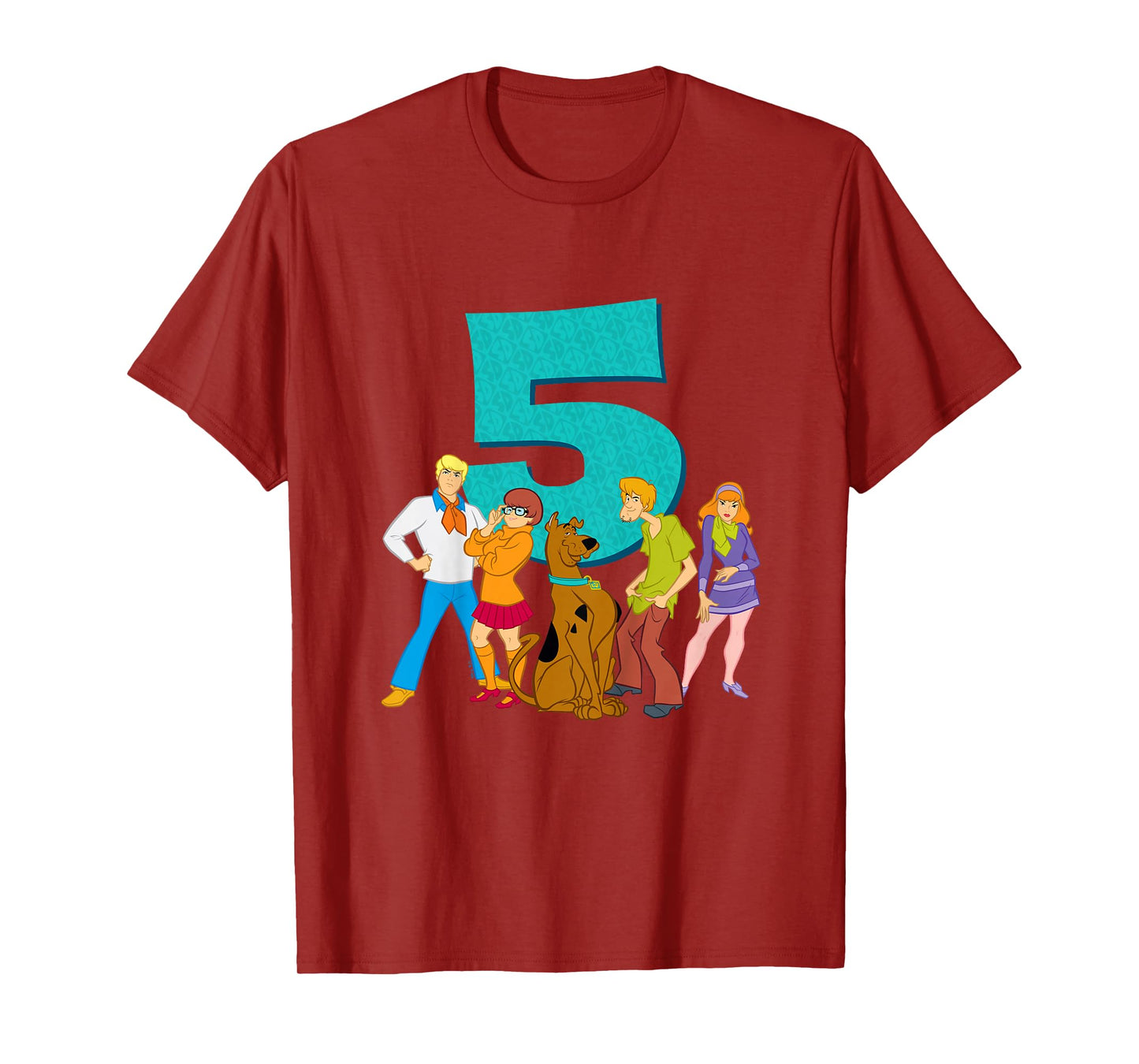 Kids Scooby-Doo 5th Birthday This Meddling Kid is 5 T-Shirt