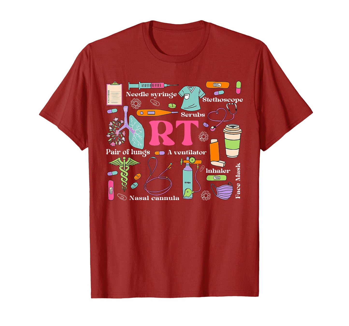 Respiratory Therapist Funny RT Care Respiratory Therapy T-Shirt