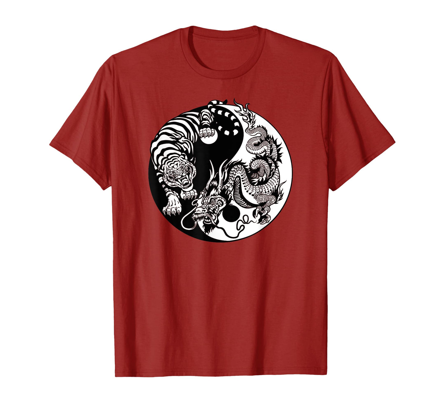 Yin Yang Dragon Tiger T-Shirt