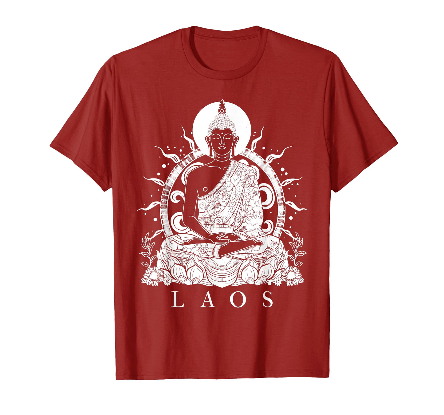 Laos Buddha Vintage Buddhist Souvenir T-Shirt