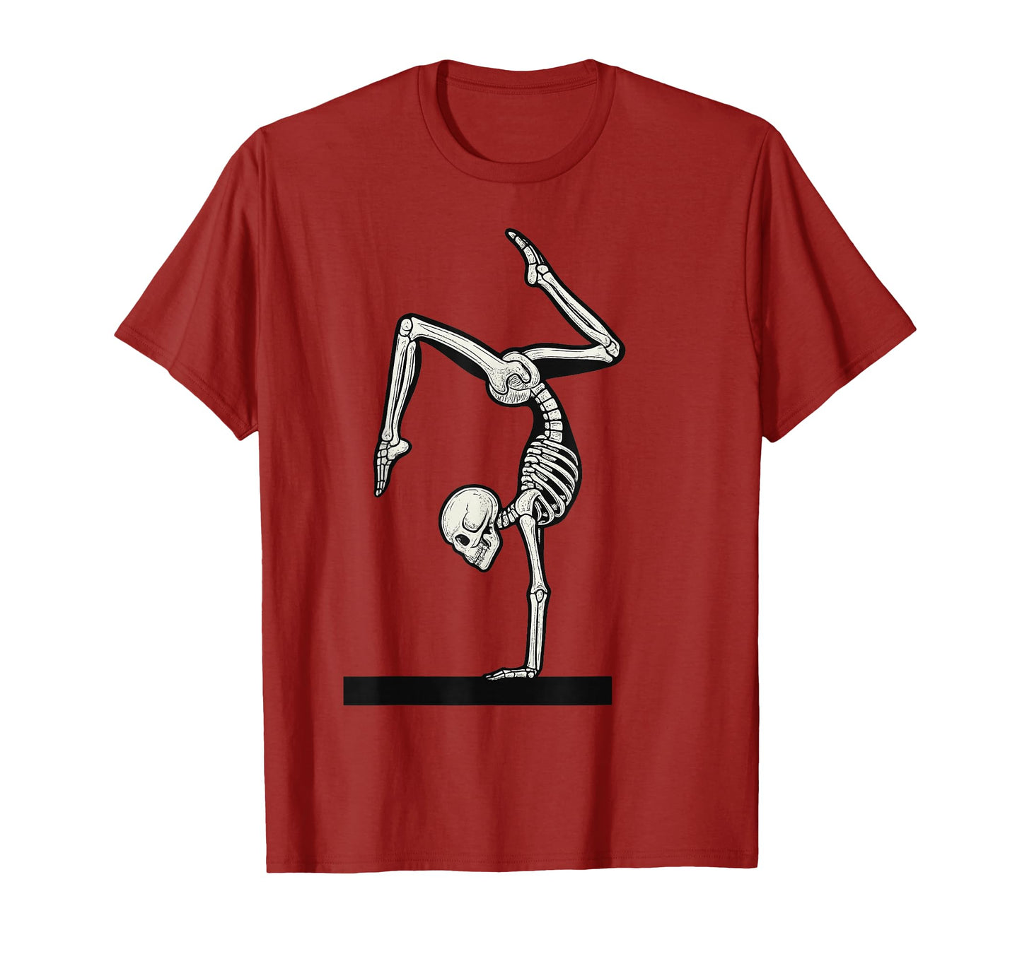 Skeleton Gymnastics Halloween T-Shirt