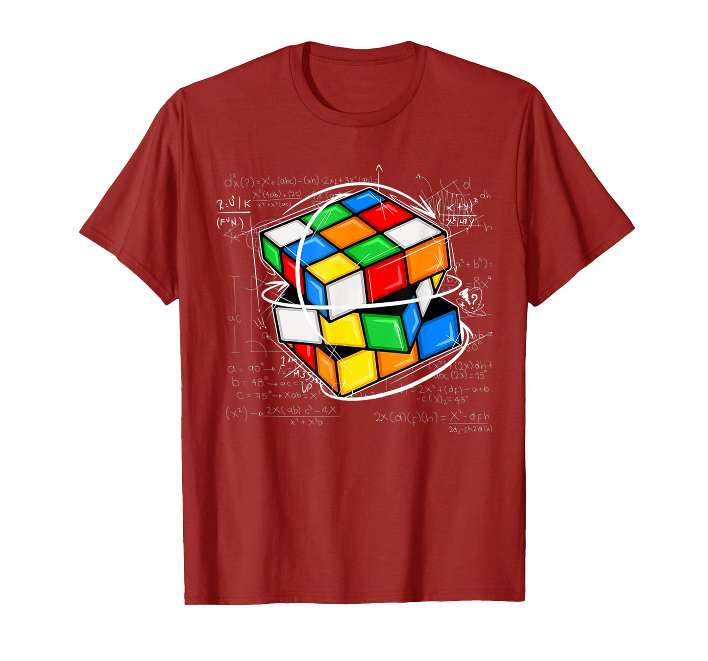 Melting Cube Speed Cubing Vintage Puzzle Youth Math T-Shirt