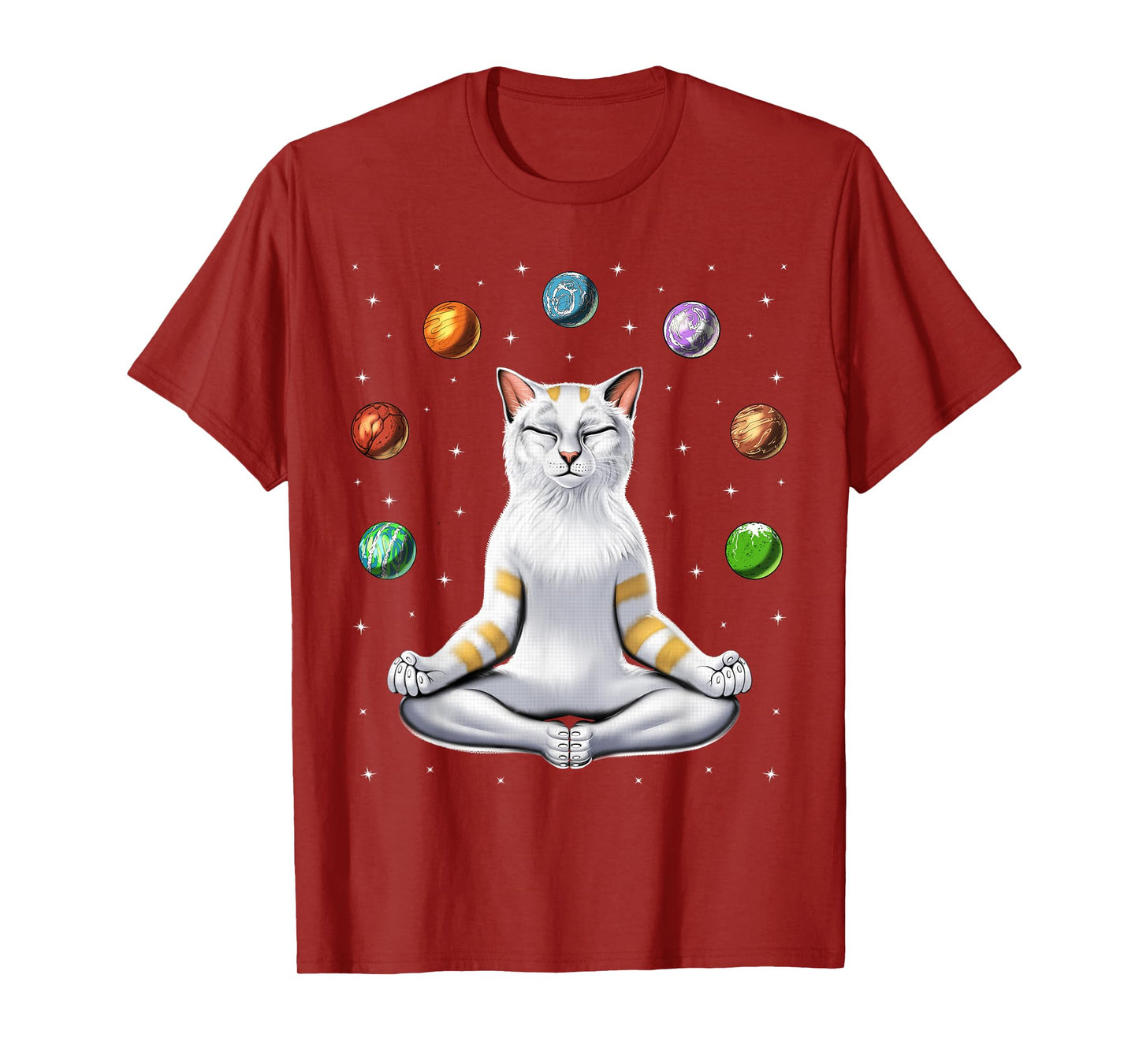Cat Yoga Meditation Spiritual Zen Funny Cat Spirituality T-Shirt