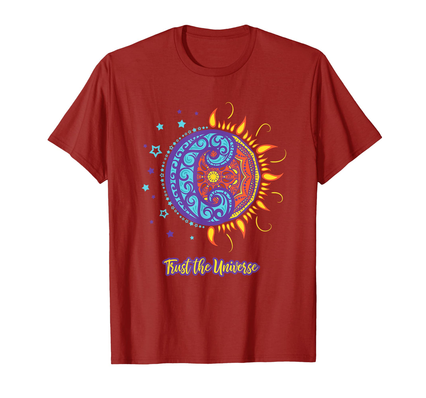Trust the Universe Sun Moon, Positive Self Care T-Shirt