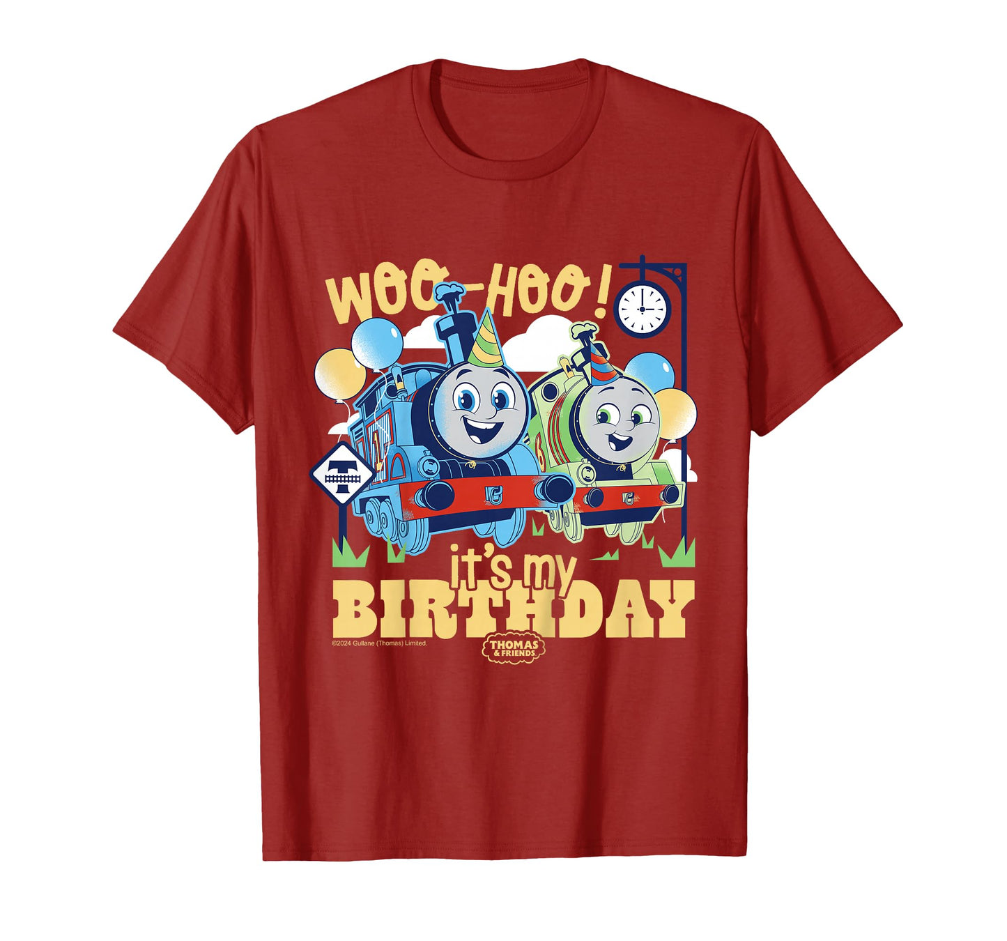 Thomas & Friends - Thomas And Percy It's My Birthday Woo-Hoo T-Shirt