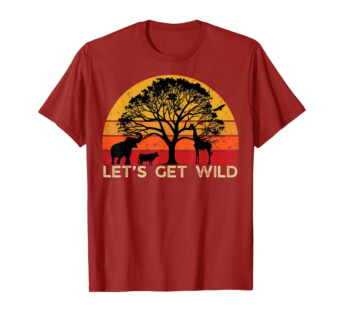 Zoo Animals Wildlife Birthday Party Let's Get Wild Safari T-Shirt