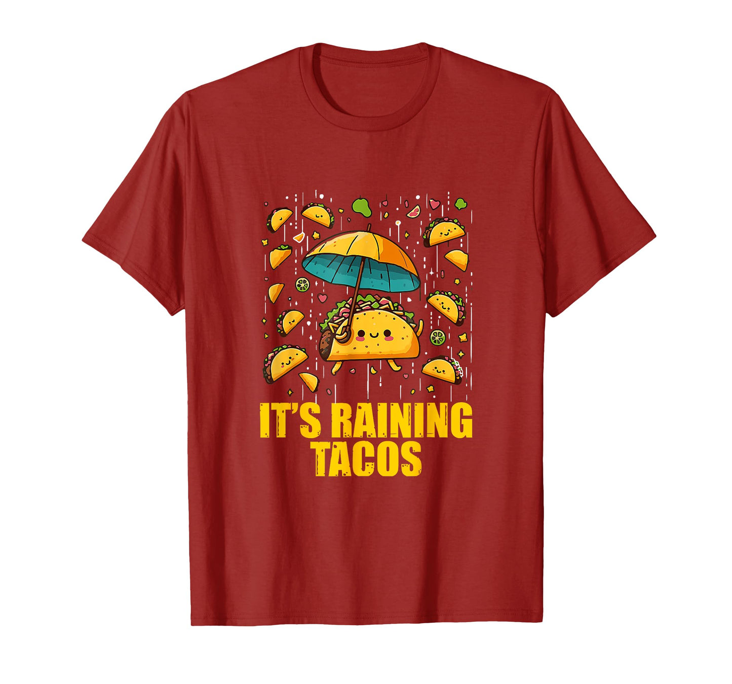 It's Raining Tacos Funny Taco Lovers Kids Girls Boys T-Shirt