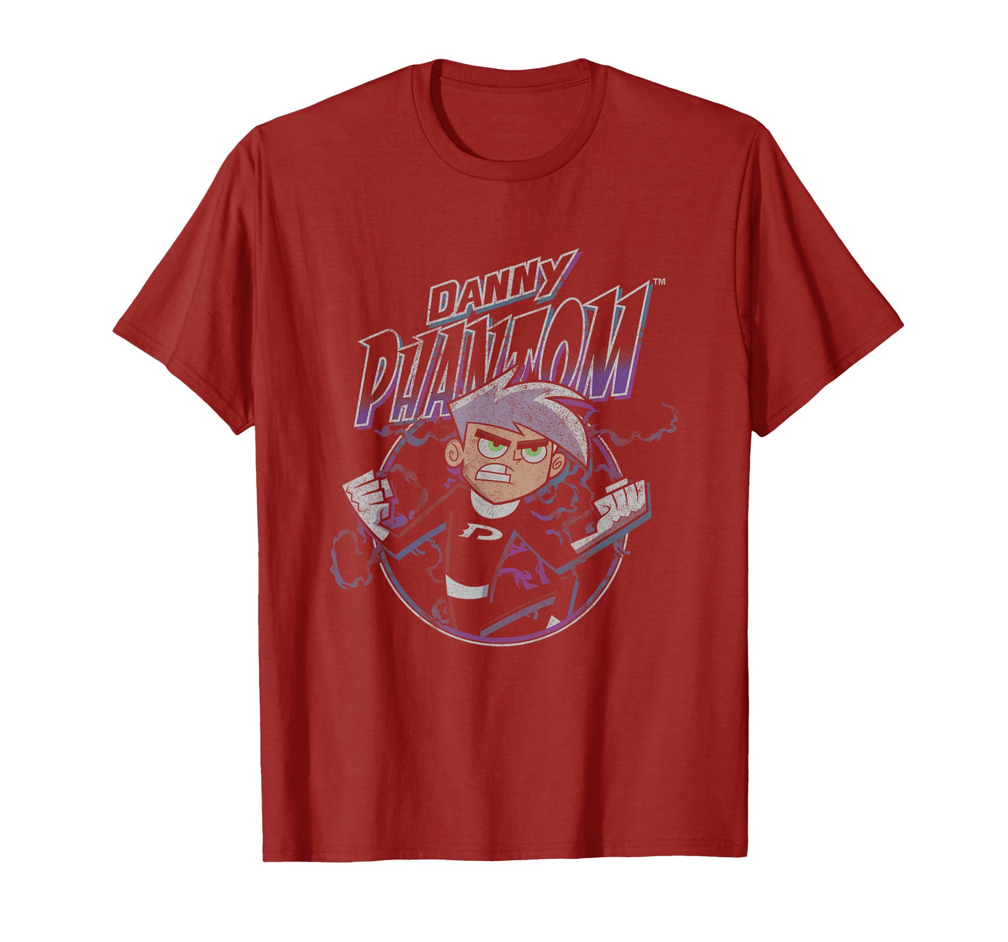 Danny Phantom Dark Super Neon Portrait T-Shirt