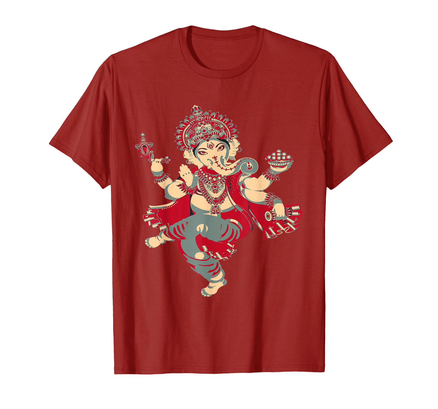 Yoga Shirts Spiritual Hindu God Ganesha T-Shirt Meditation T-Shirt