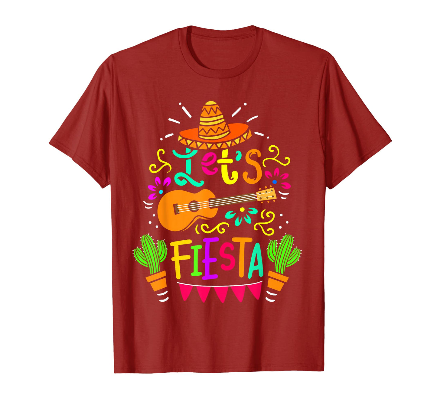 Lets Fiesta Cinco De Mayo Fiesta Squad Mexican Family Kids T-Shirt