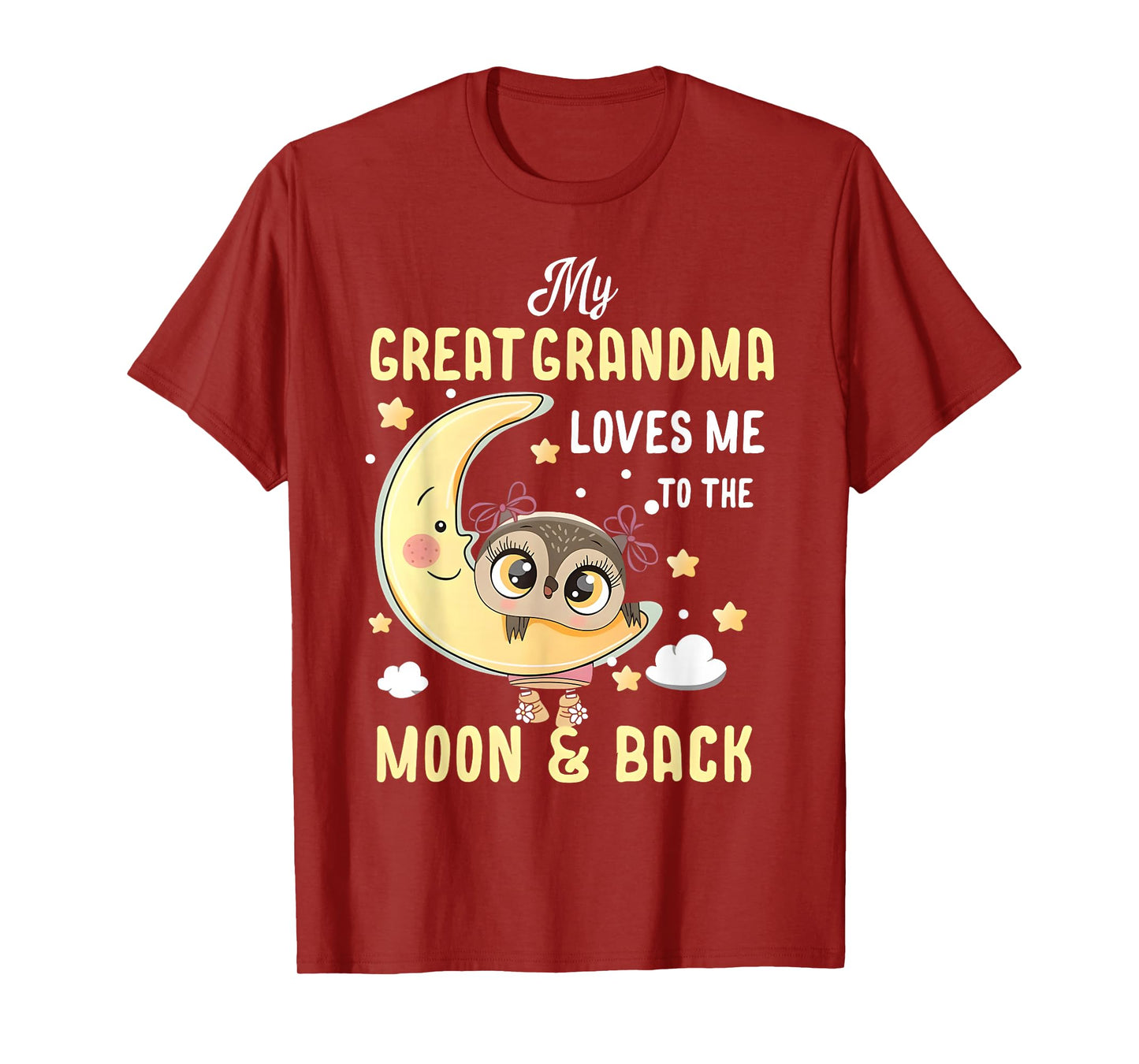 My Grandma Loves Me to the Moon & Back Grandchild Kids girl T-Shirt