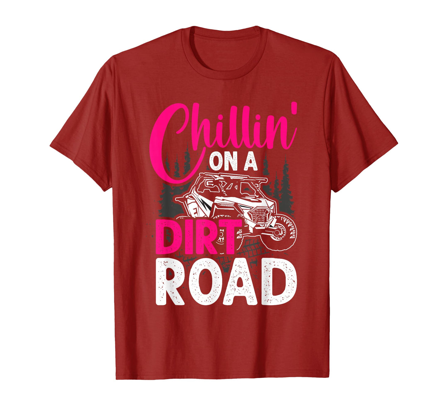 UTV Girls Chillin On Dirt Road SXS Side By Side Funny T-Shirt