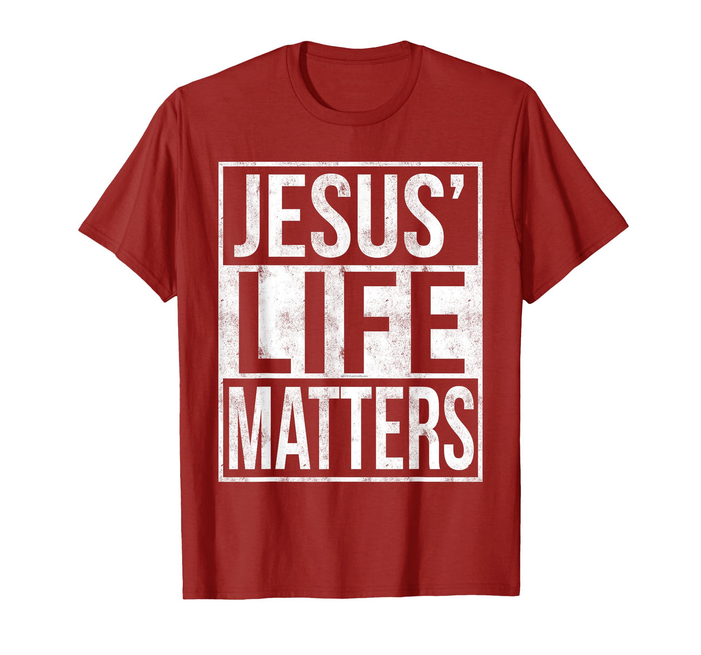 Jesus Life Matters Vintage Urban Christian T-Shirt