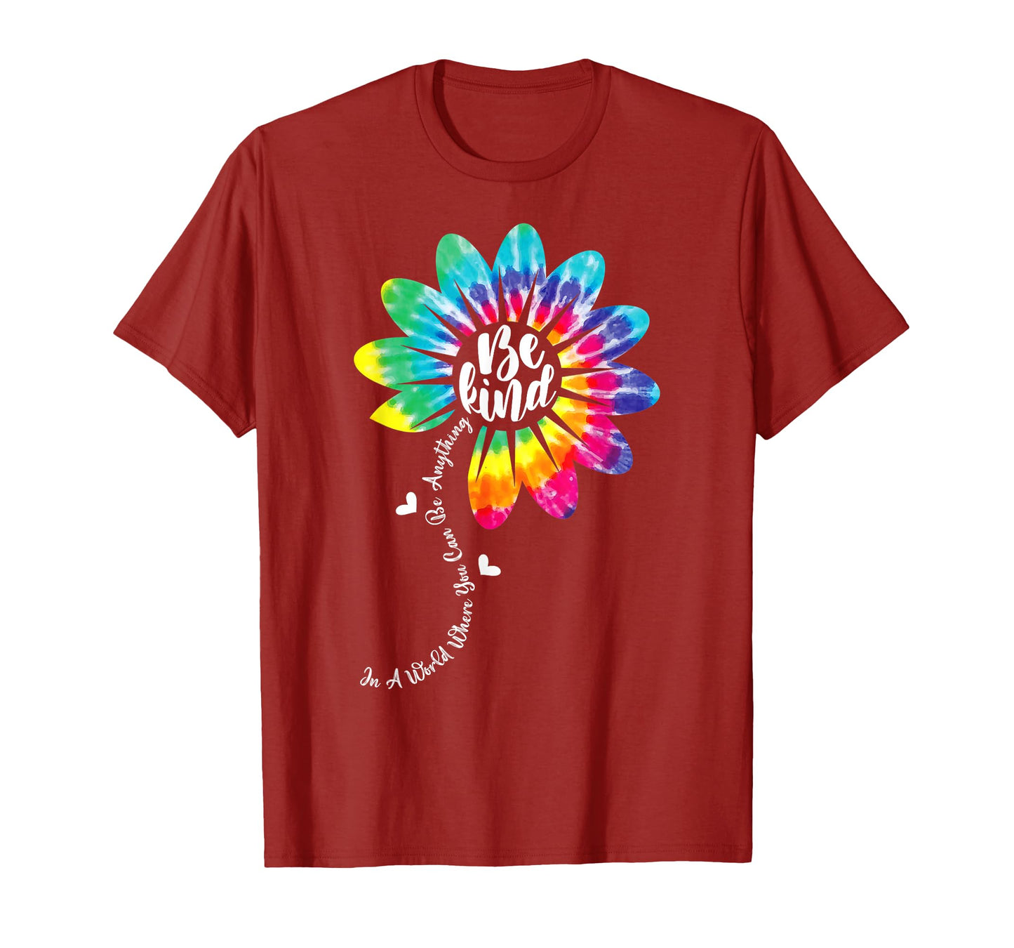 UNITY DAY Orange Anti Bullying Be Kind Kindness Tie Dye T-Shirt