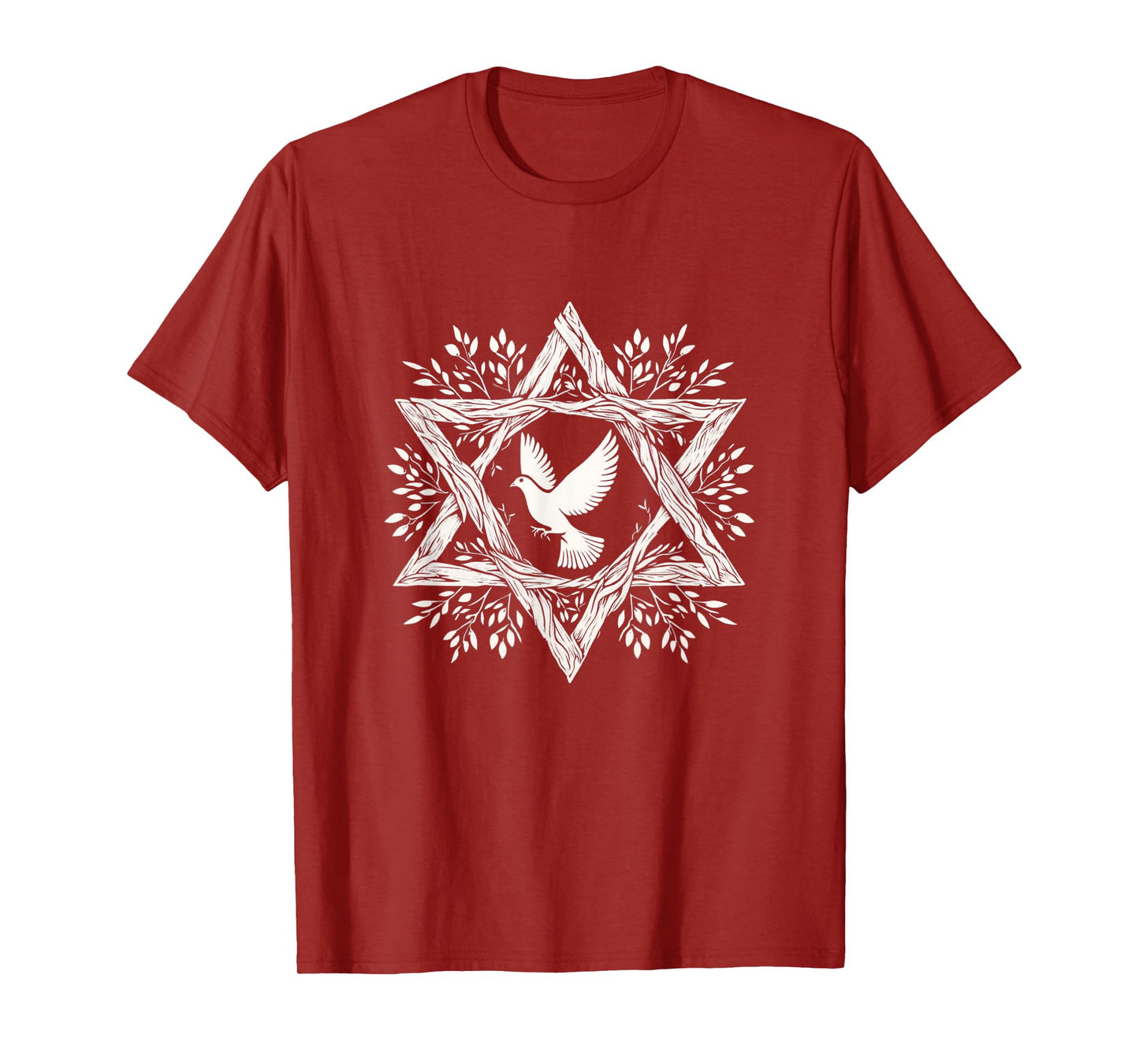 Peace Dove Star Of David Shalom Salam World Peace Now T-Shirt