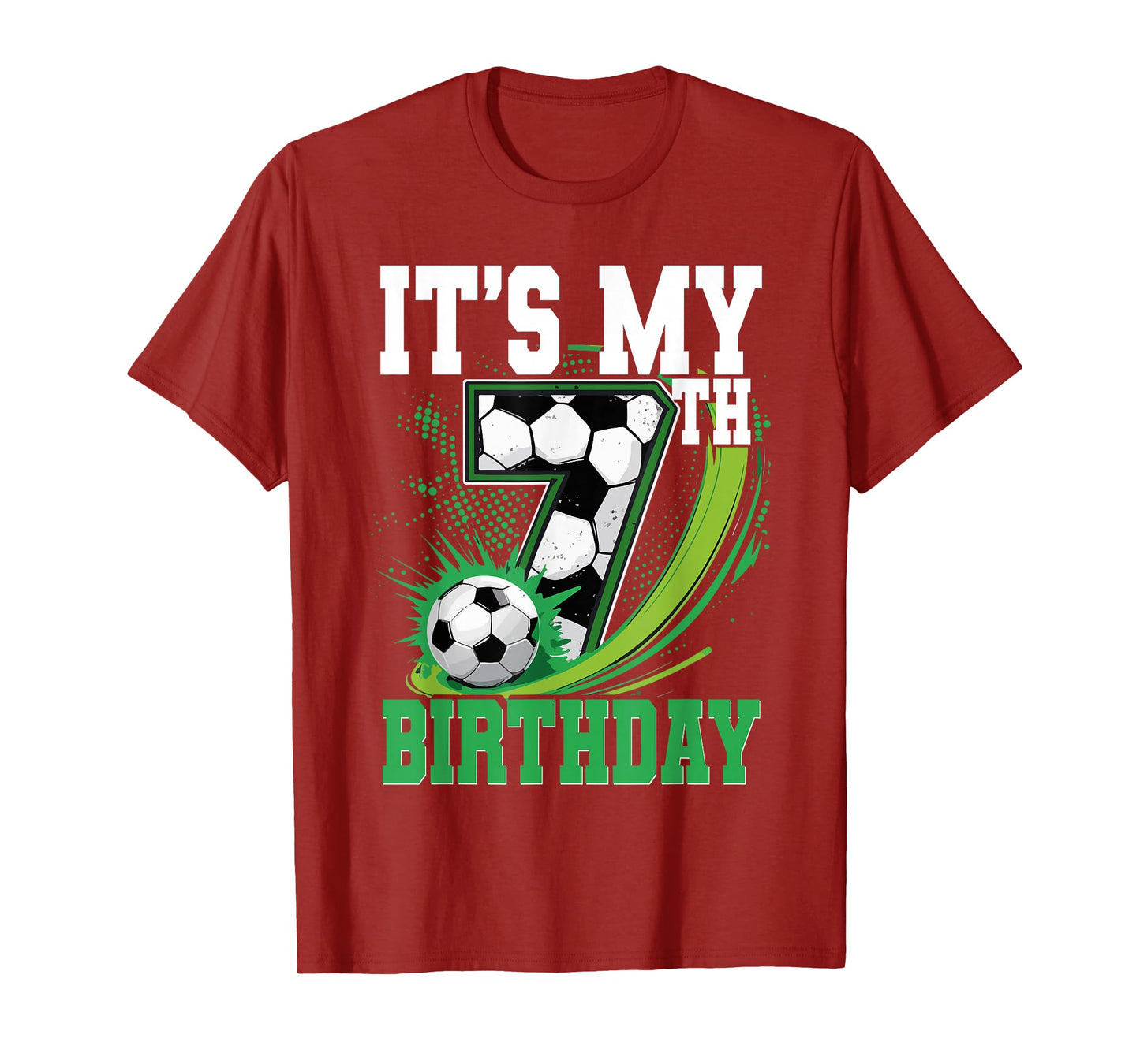 It's My 7th Birthday Soccer Ball T-Shirt