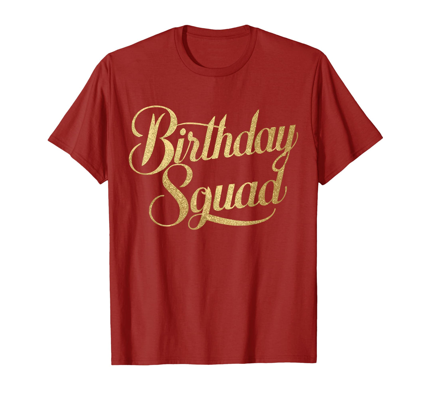 Birthday Squad Party Matching Family T-Shirt