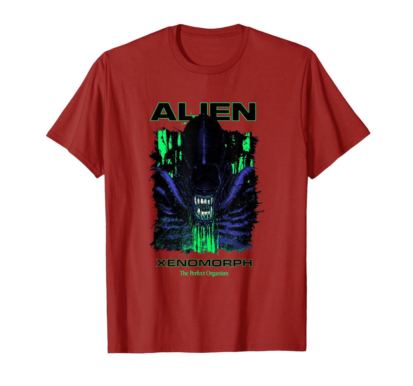 Alien Neon Xenomorph The Perfect Organism T-Shirt