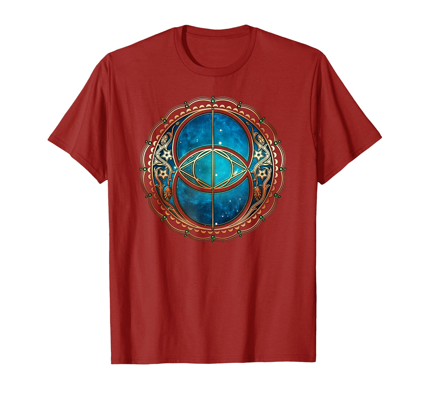 Vesica Piscis, Chalice Fountain, Symbol, Flower of Life, Wicca T-Shirt