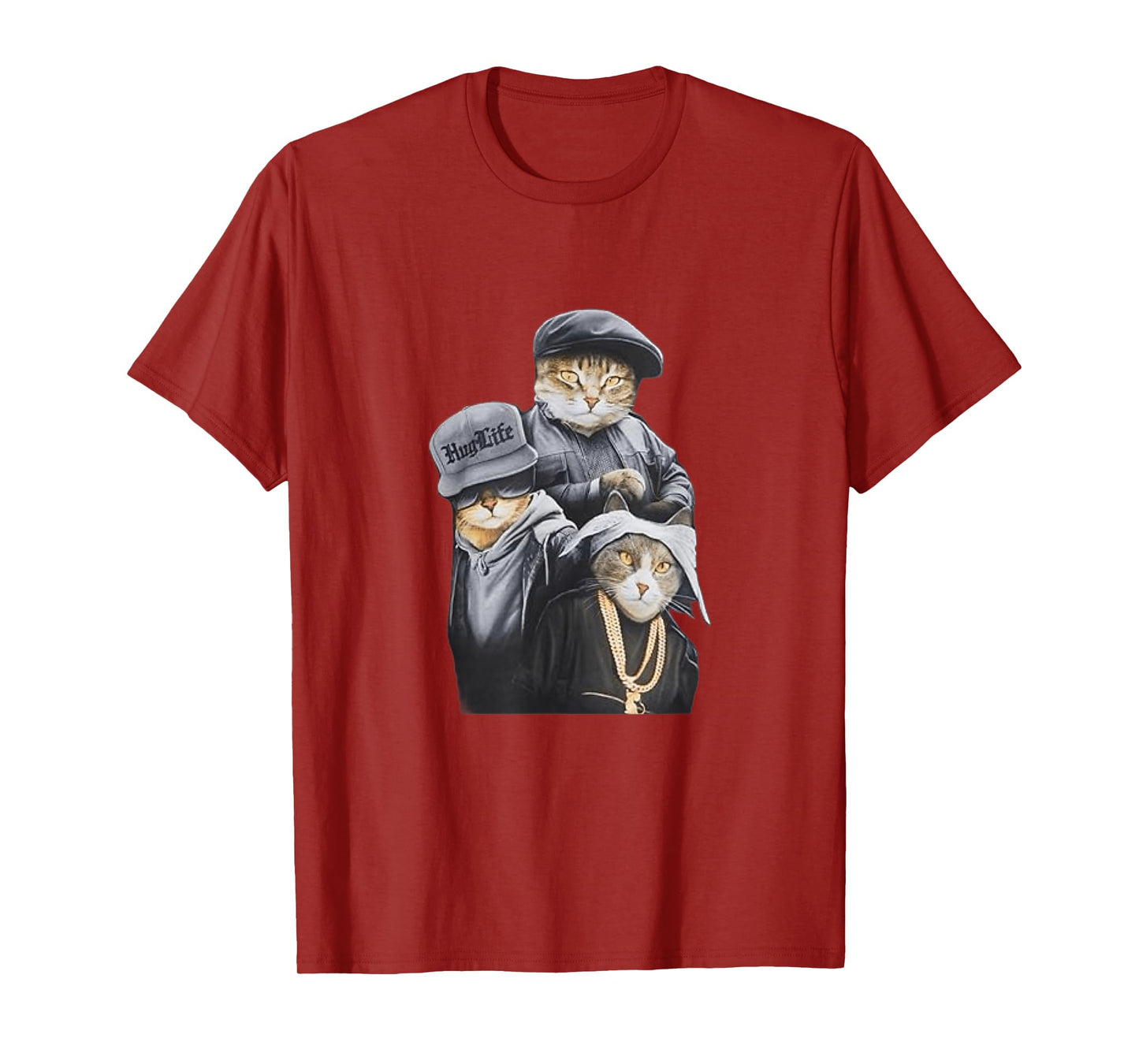 Funny Cat Trio Gangster Thug Cat T-Shirt