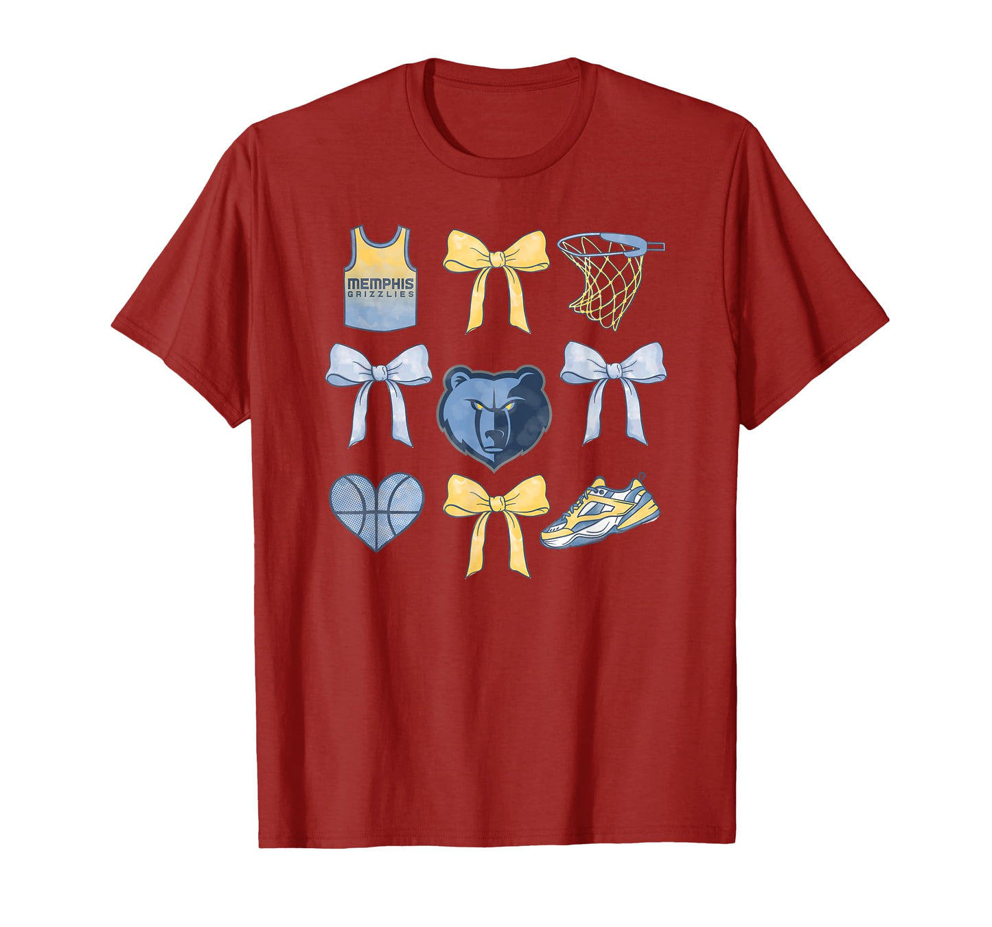 NBA Memphis Grizzlies Bow Grid T-Shirt