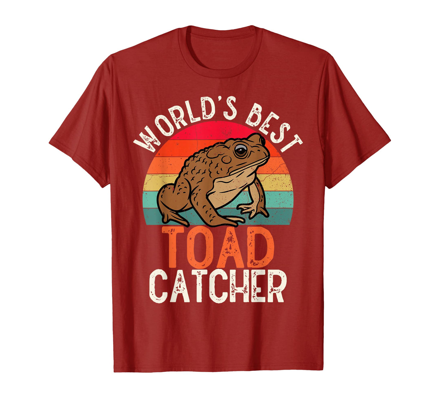 Worlds Best Toad Catcher Kids Boy Funny Amphibian Toad T-Shirt