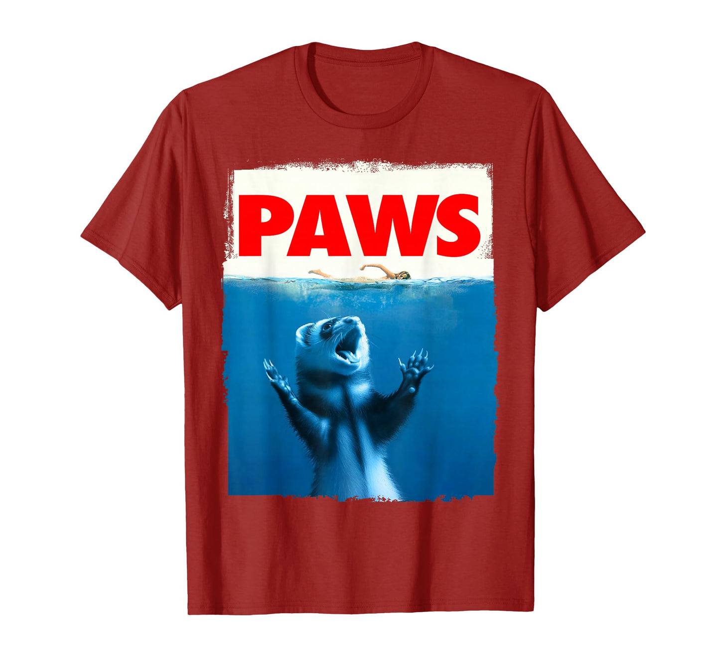 Paws Ferret Funny Ferret Lover Gifts For Men Women Kid Teen T-Shirt