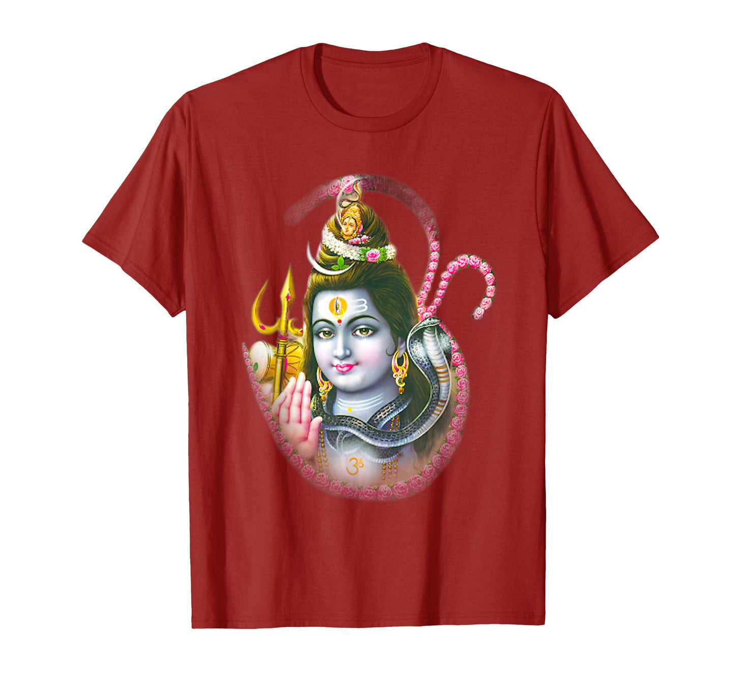 Yoga Shirts Spiritual Hindu God Krishna T-Shirt Meditation T-Shirt