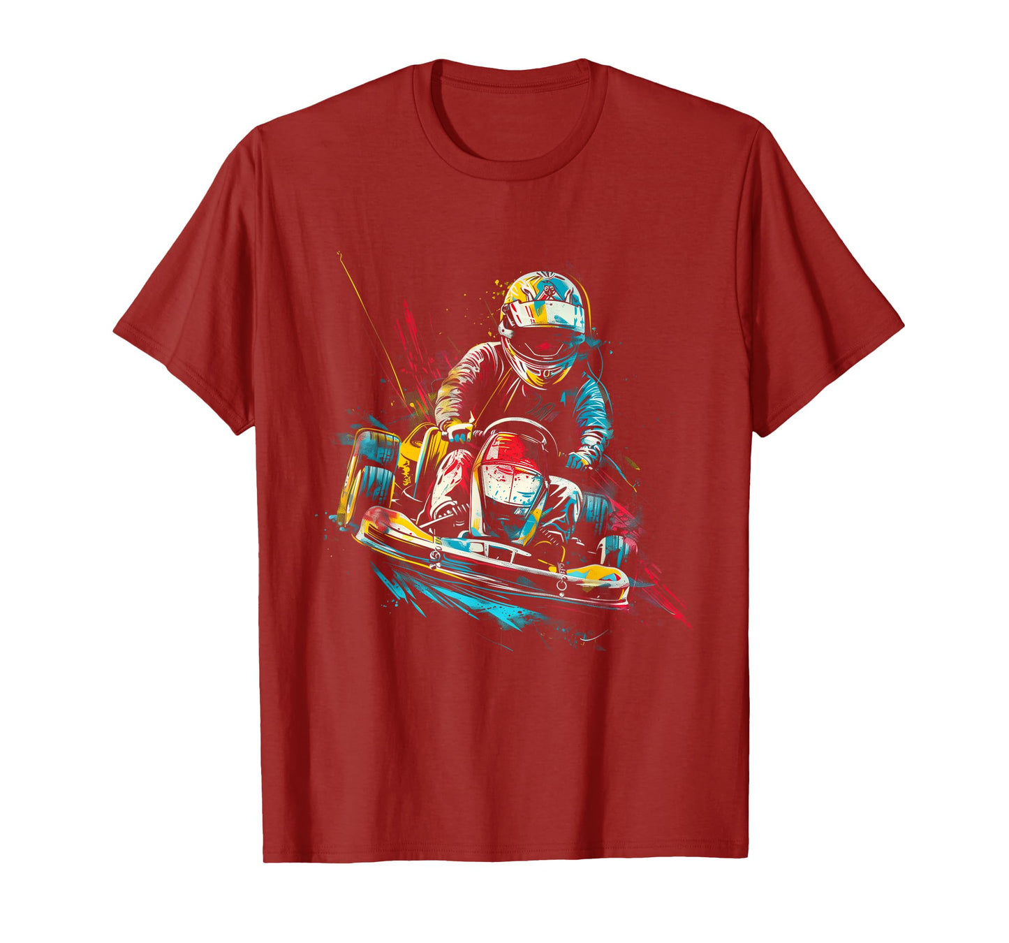 Go Kart Racing Boys Kids Racer T-Shirt