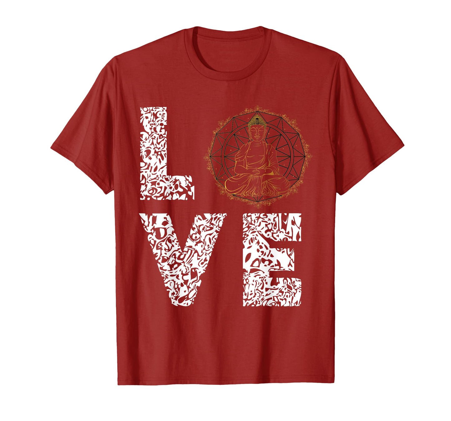 Buddha Love Buddhism Gautama Buddhist Festival Diwali Dhyana T-Shirt