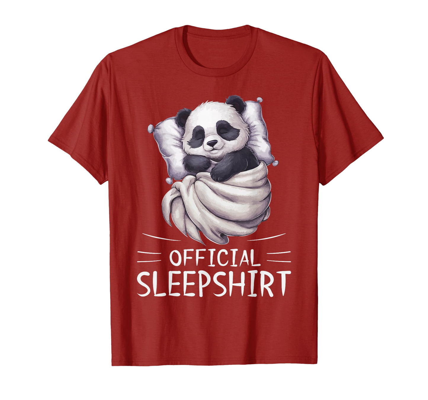 Panda Bear Animal Official Sleepshirt Pajamas Nightgown T-Shirt