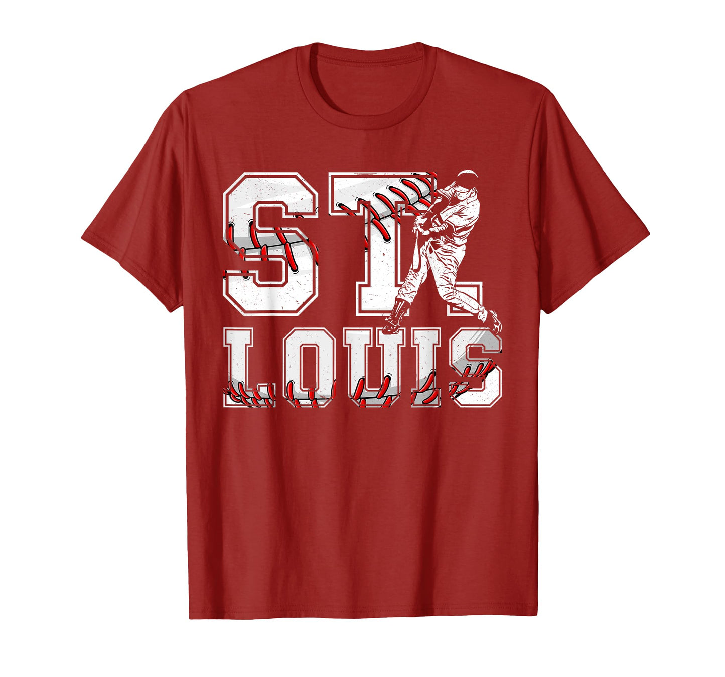 St. Louis Retro Baseball Lover Met At Game Day Men Boys Kids T-Shirt
