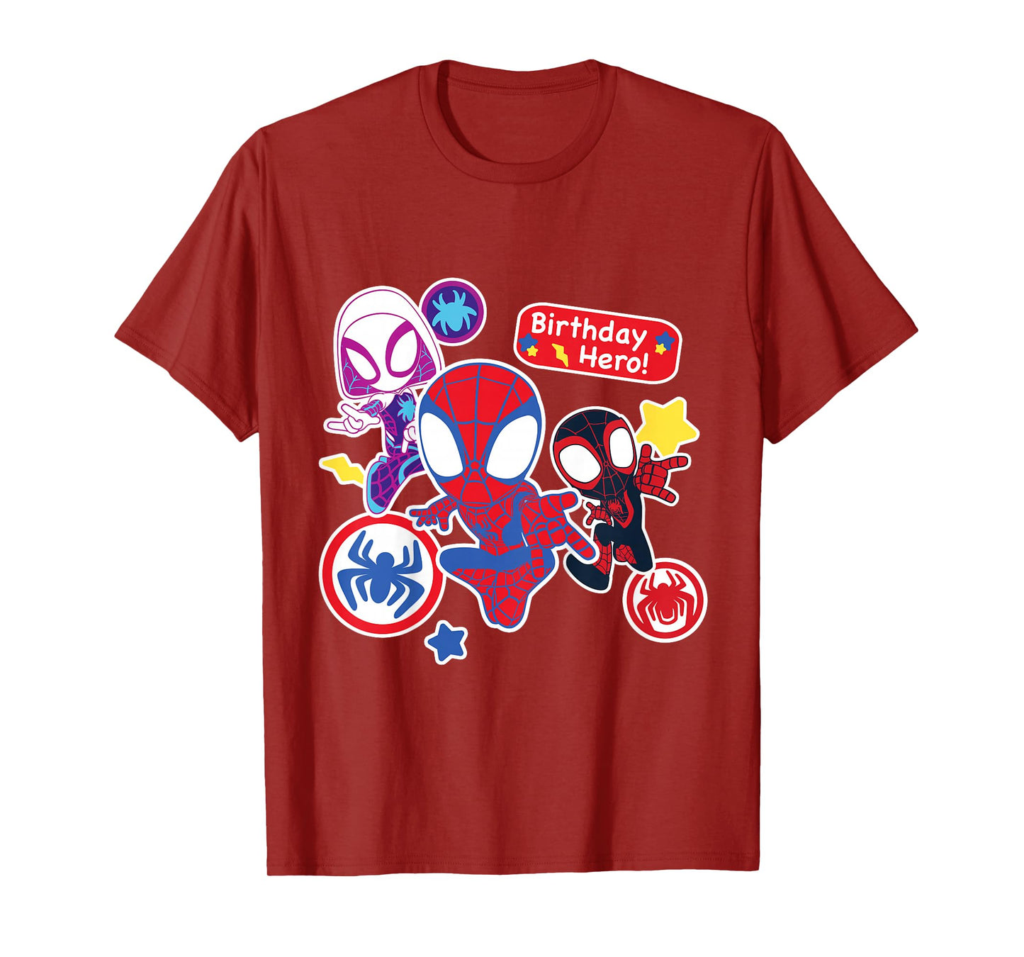 Marvel Spidey and His Amazing Friends Birthday Hero T-Shirt