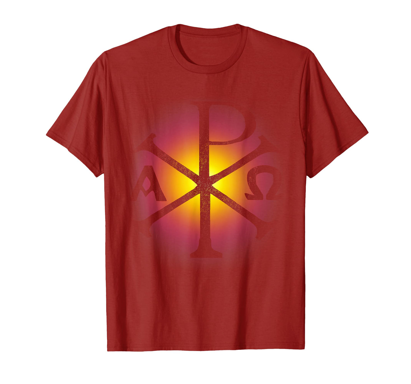 Chi Rho Tshirt - Christian Symbol Shirt for Church