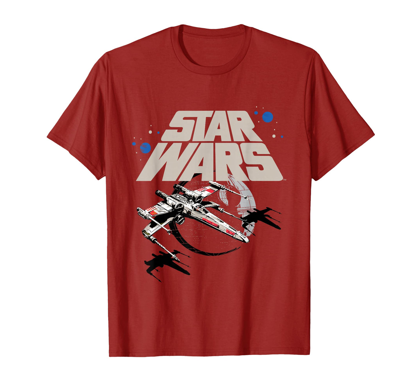 Star Wars Classic Death Star X-Wing Approach T-Shirt
