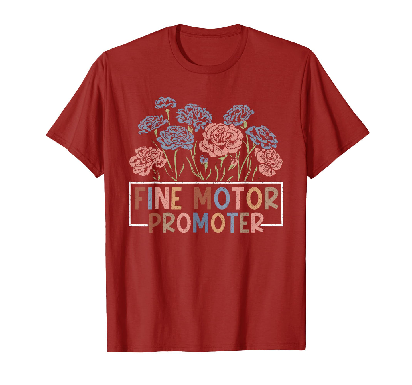 Fine Motor Promoter OT Occupational Therapy Therapist Month T-Shirt