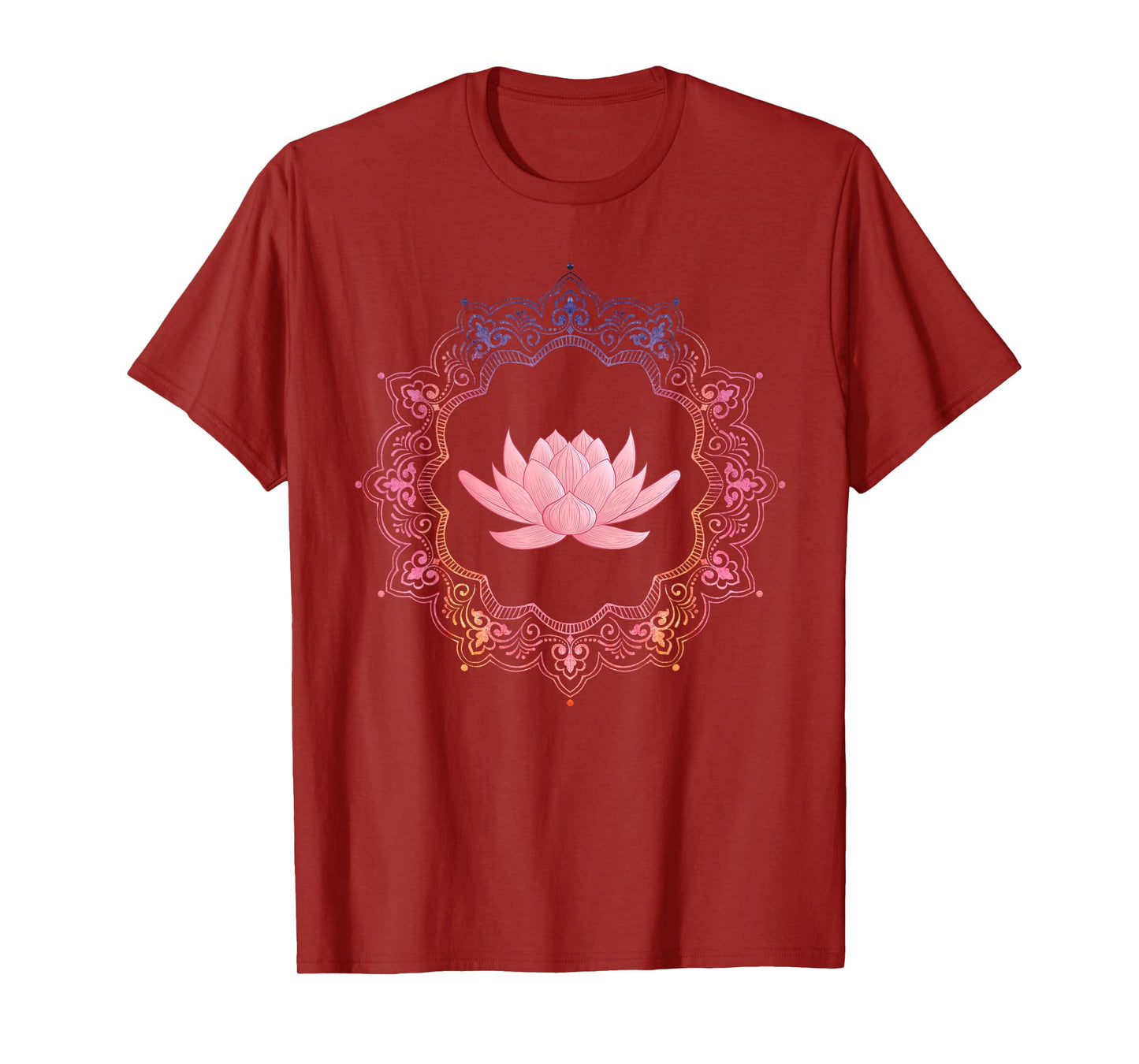 Lotus Mandala Circle | Spiritual Yoga T-Shirt