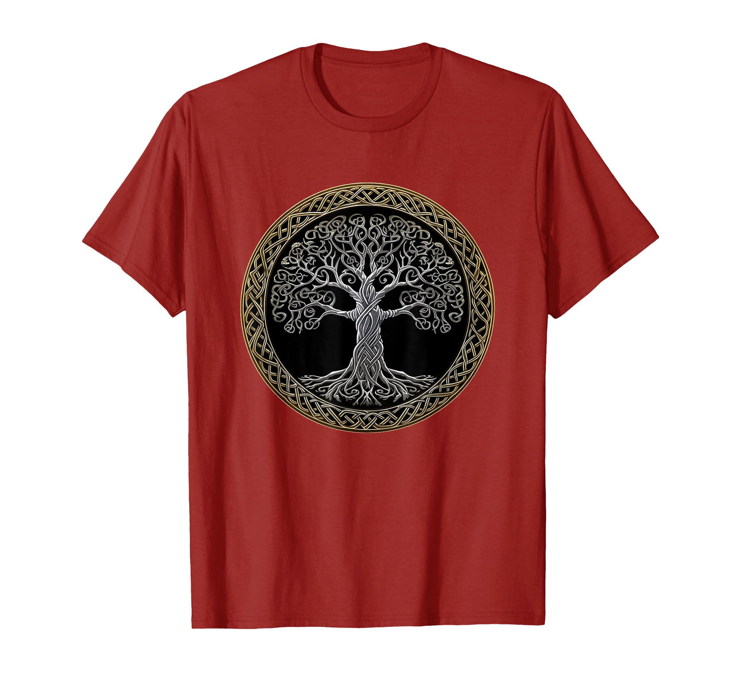 Viking Symbol I Gifts & Clothing I Star Park Trend Celtic tree of life, Yggdrasil, norse mythology, world tree T-Shirt, Small