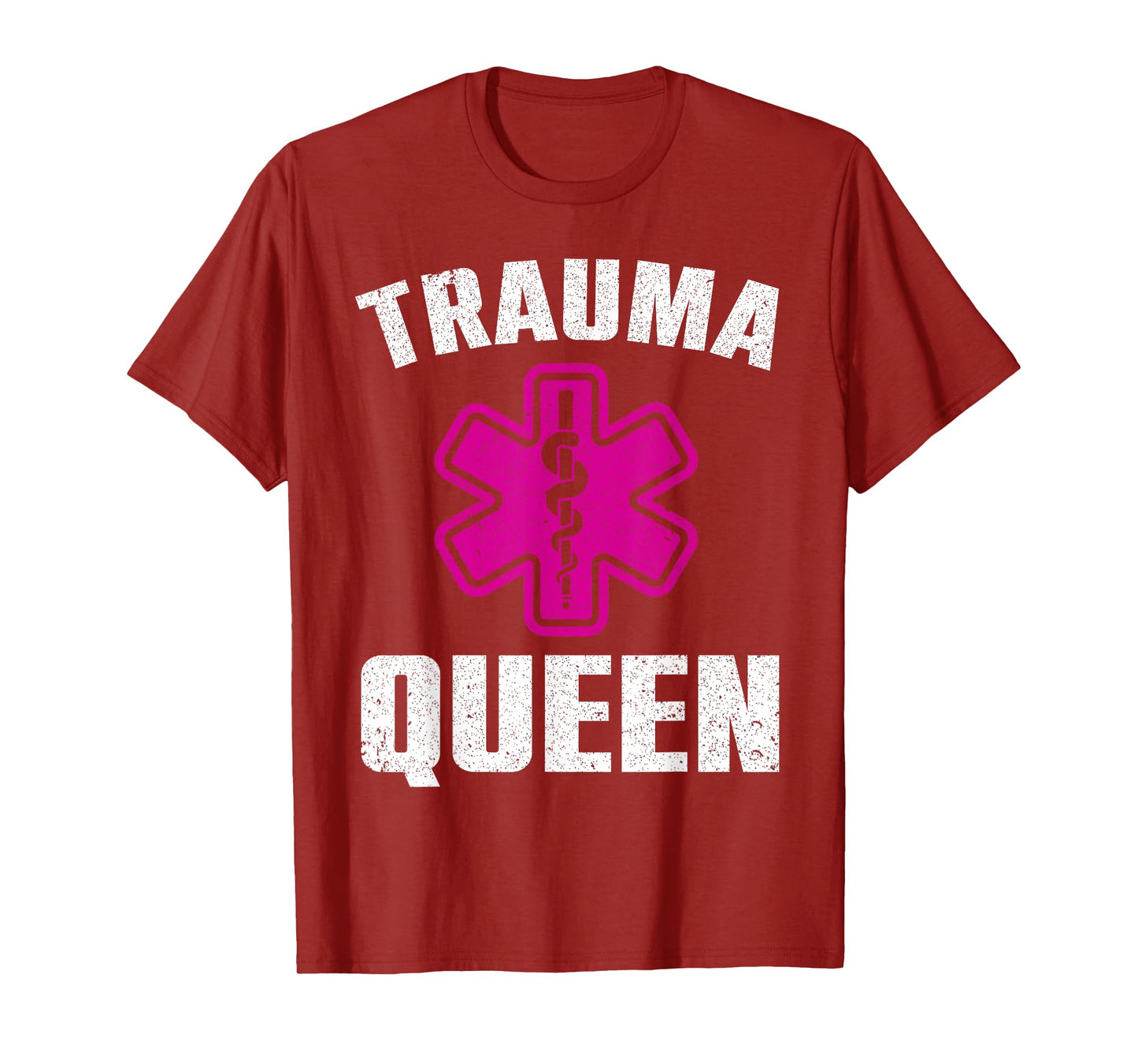 Funny Trauma Queen Art For Paramedic Women EMT Lover Girls T-Shirt