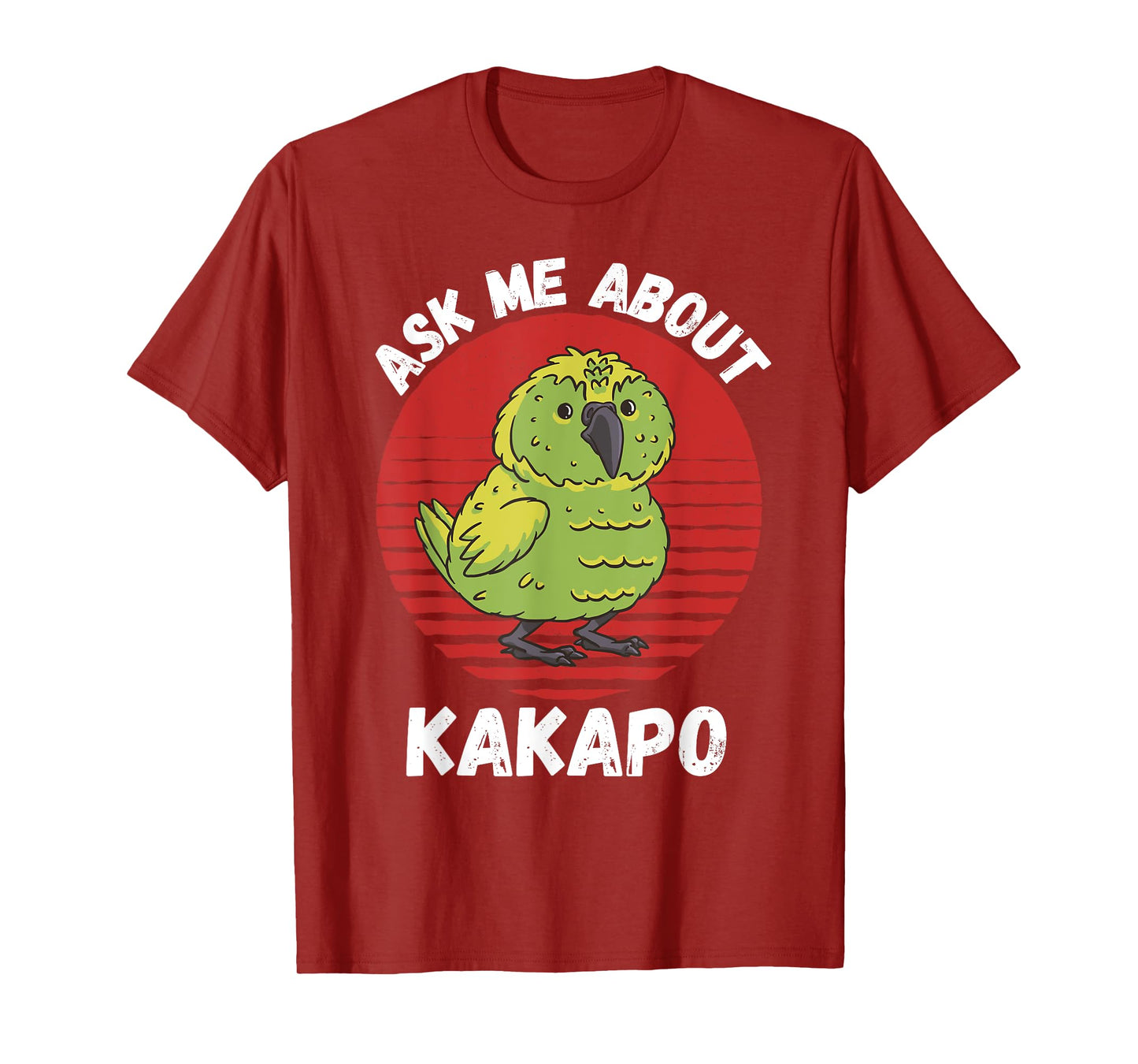 Retro Kakapo Ask Me About Kakapo Bird Lover T-Shirt