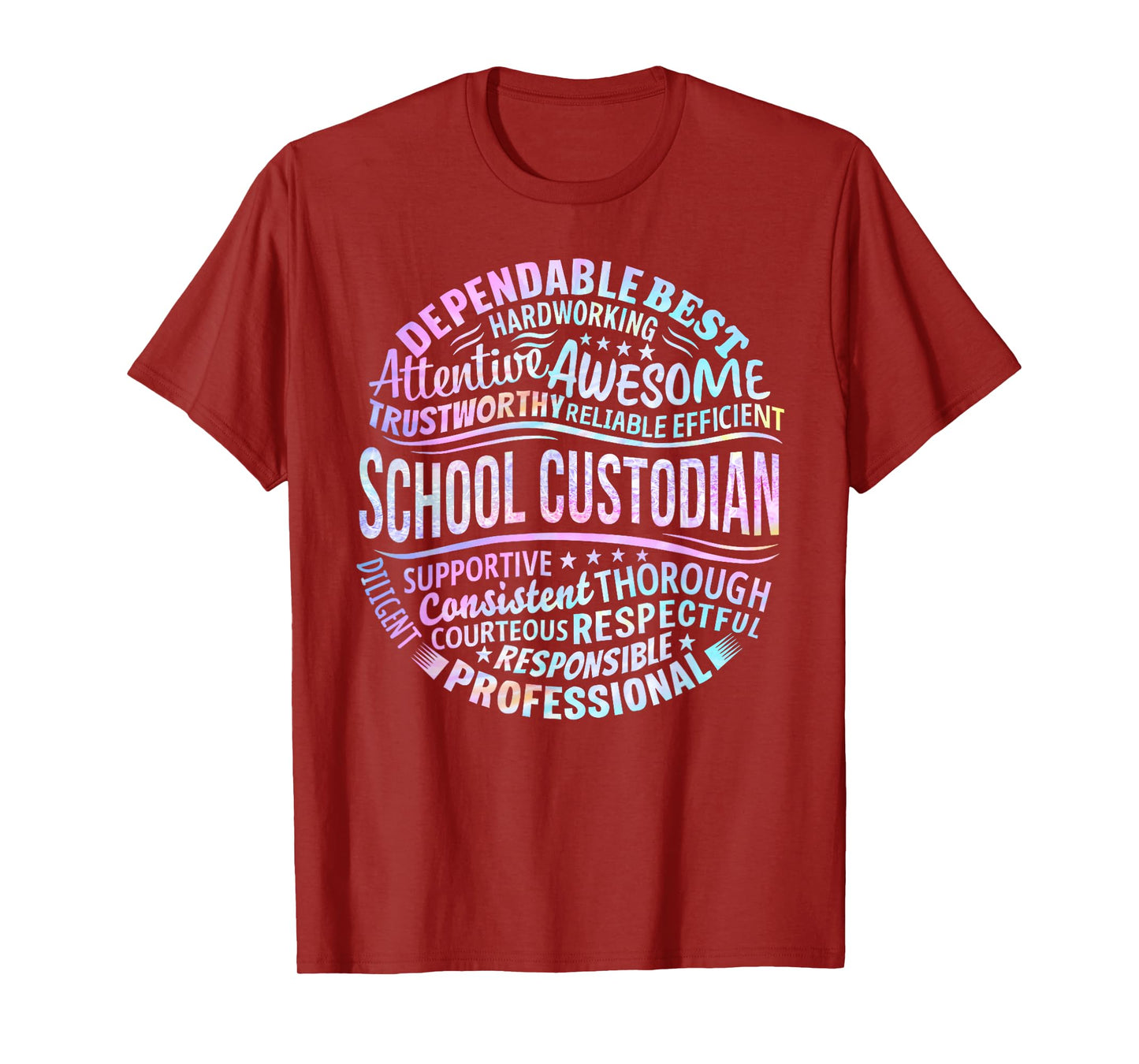 School Custodian Janitor Funny Appreciation Gift T-Shirt