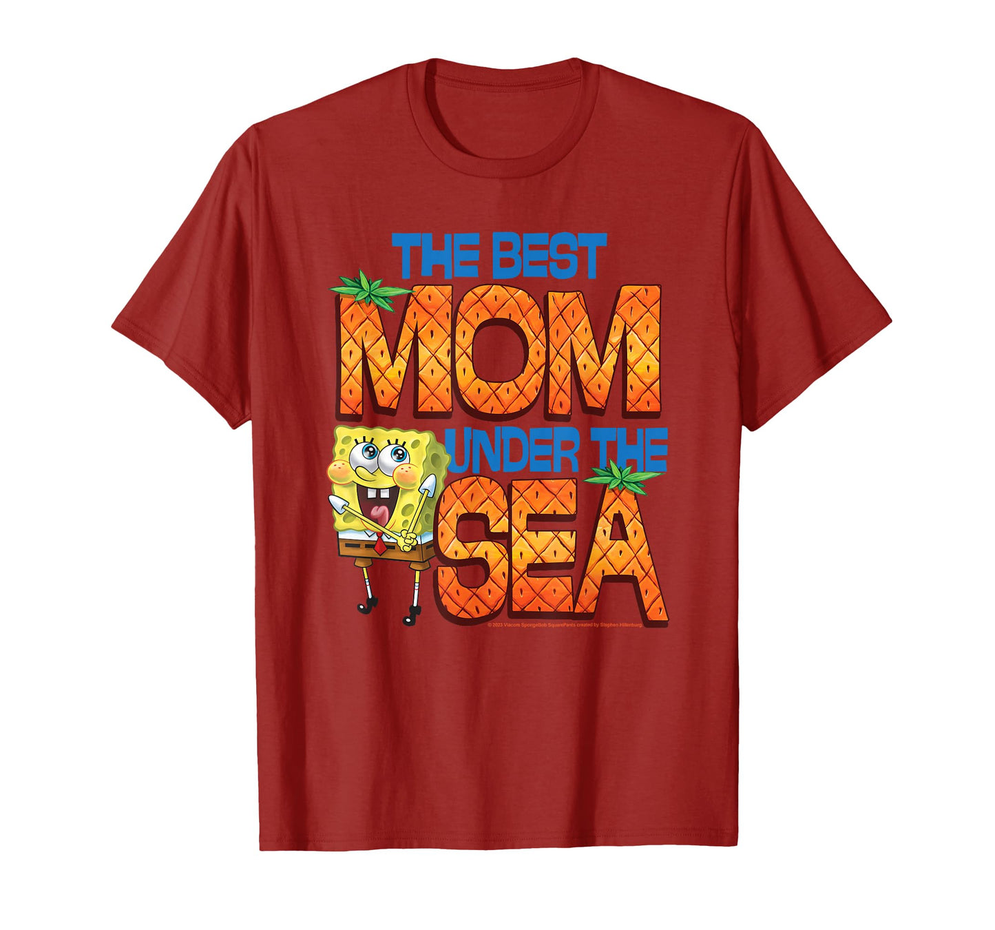 SpongeBob SquarePants Mother's Day Best Mom Under the Sea T-Shirt