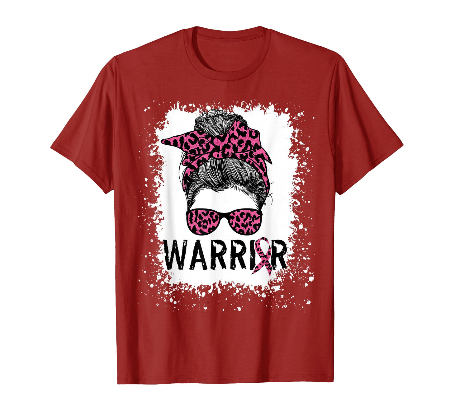 Warrior Breast Cancer Shirts Awareness Support Pink Ribbon T-Shirt