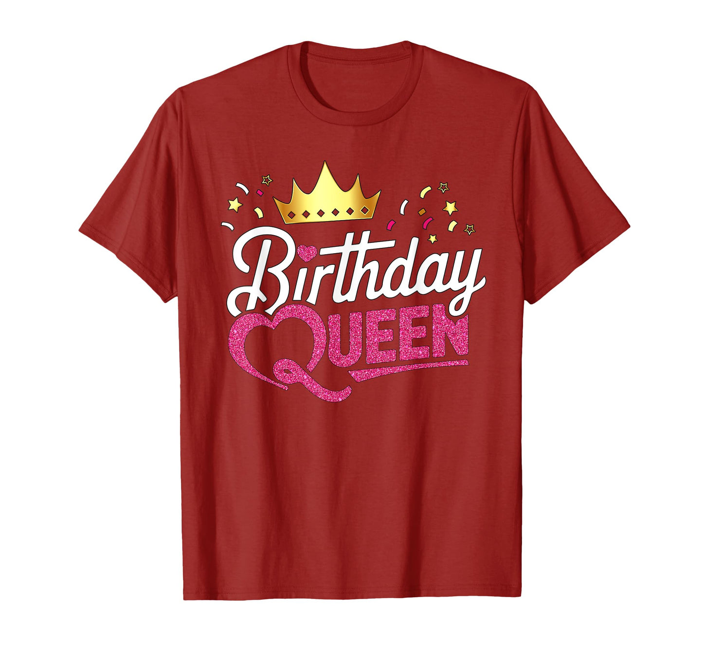 Birthday Queen Crown Graphic Birthday Vibes Birthday Queen T-Shirt