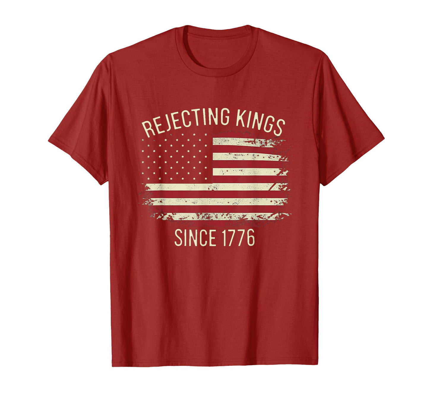 No Kings Vintage Patriotic Freedom Liberty Usa Liberty T-Shirt