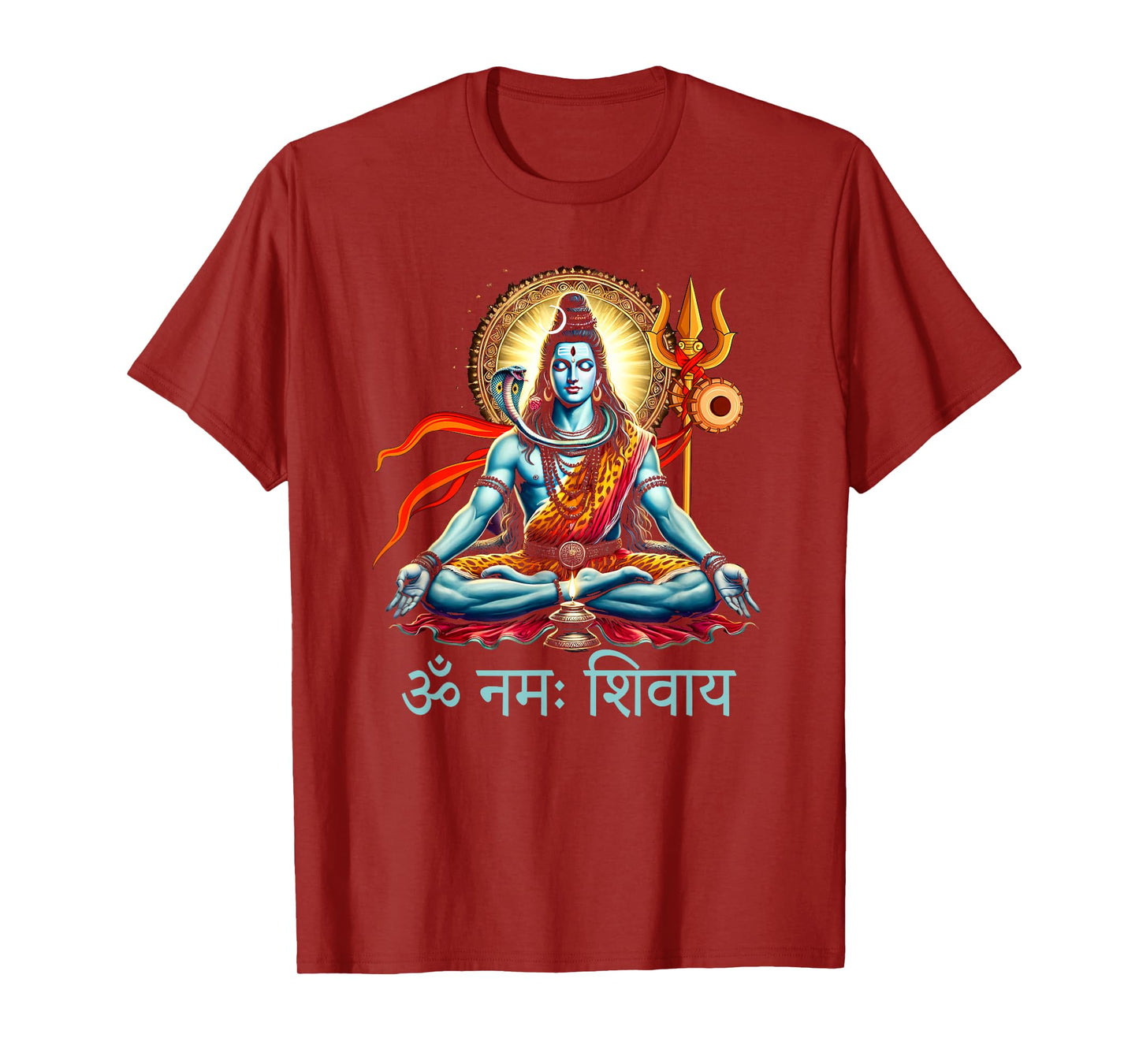 Shiva Hindu God Shiva Yoga Meditation Spiritual Religious T-Shirt