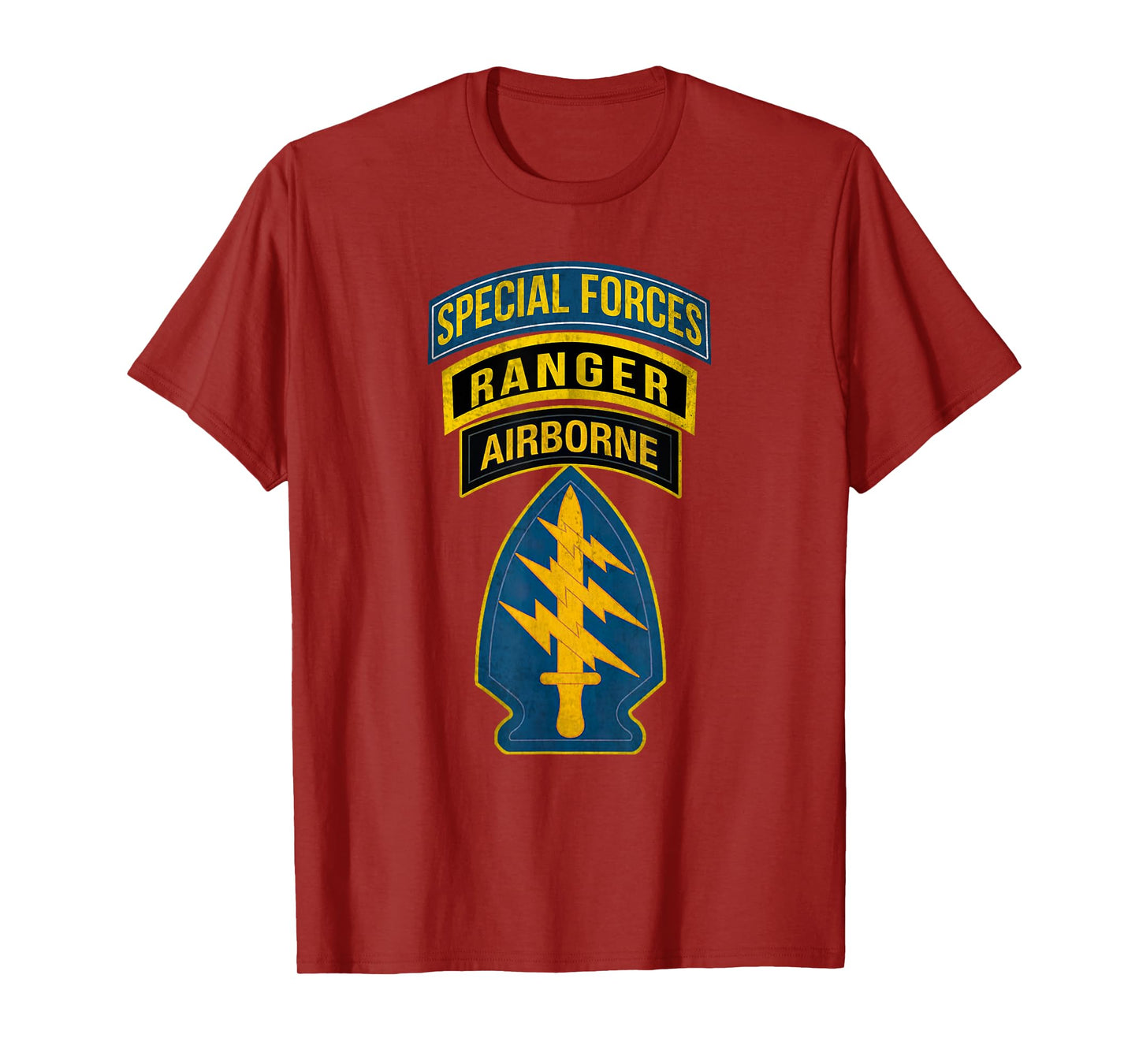 1st Special Forces Command Airborne Ranger Military Veteran T-Shirt